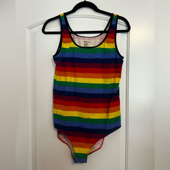 TomboyX limited edition rainbow bodysuit, 2XL - Picture 3 of 5